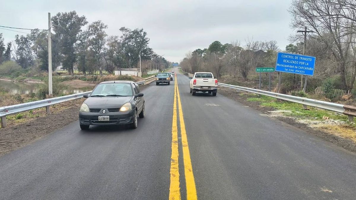 Casi un año después, habilitaron el puente de la ex ruta 9 en Carcarañá