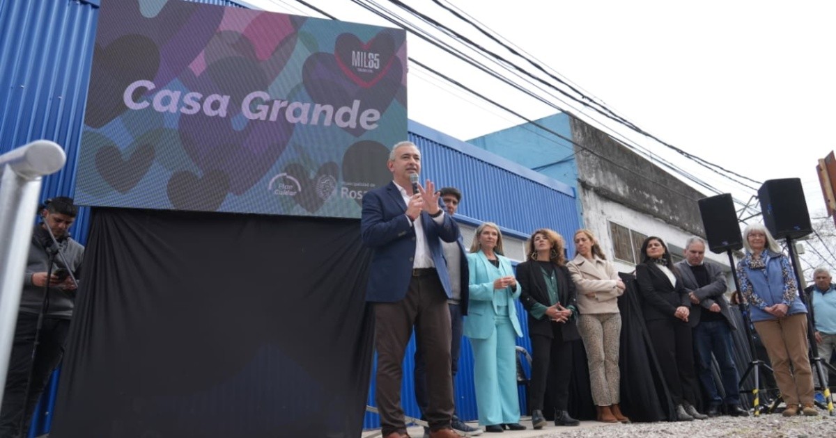 Rosario inauguró Casa Grande para adultos mayores en situación de calle