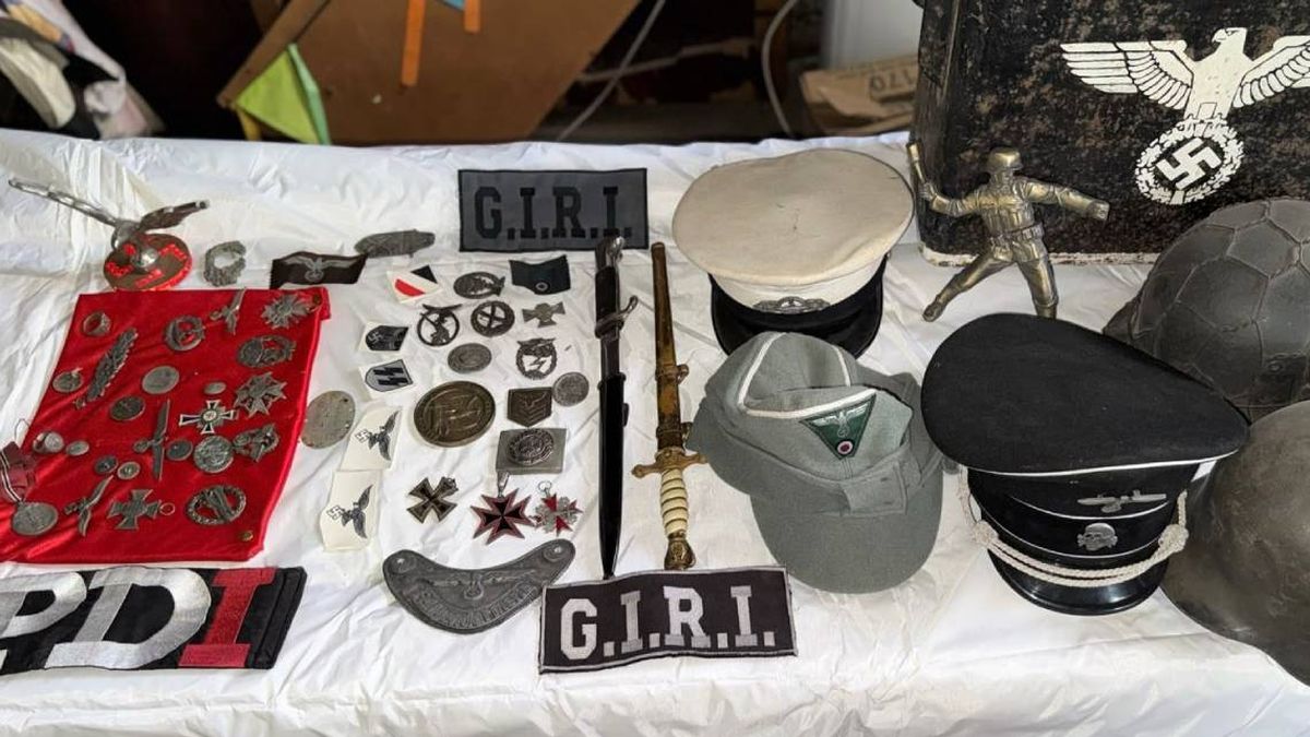 Arsenal, picana y símbolos nazis: tres detenidos en allanamientos en Empalme Graneros