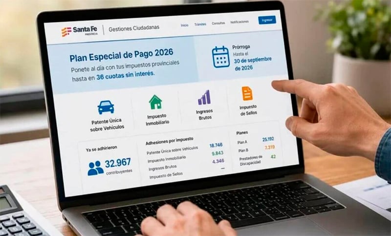 Plan de pago Santa Fe: quedan dos días para regularizar deudas