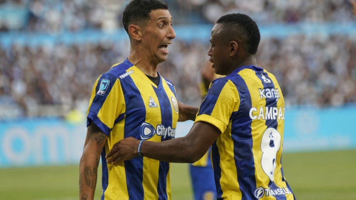 Di María recibió la camiseta de Colombia: el gesto de Campaz en Rosario