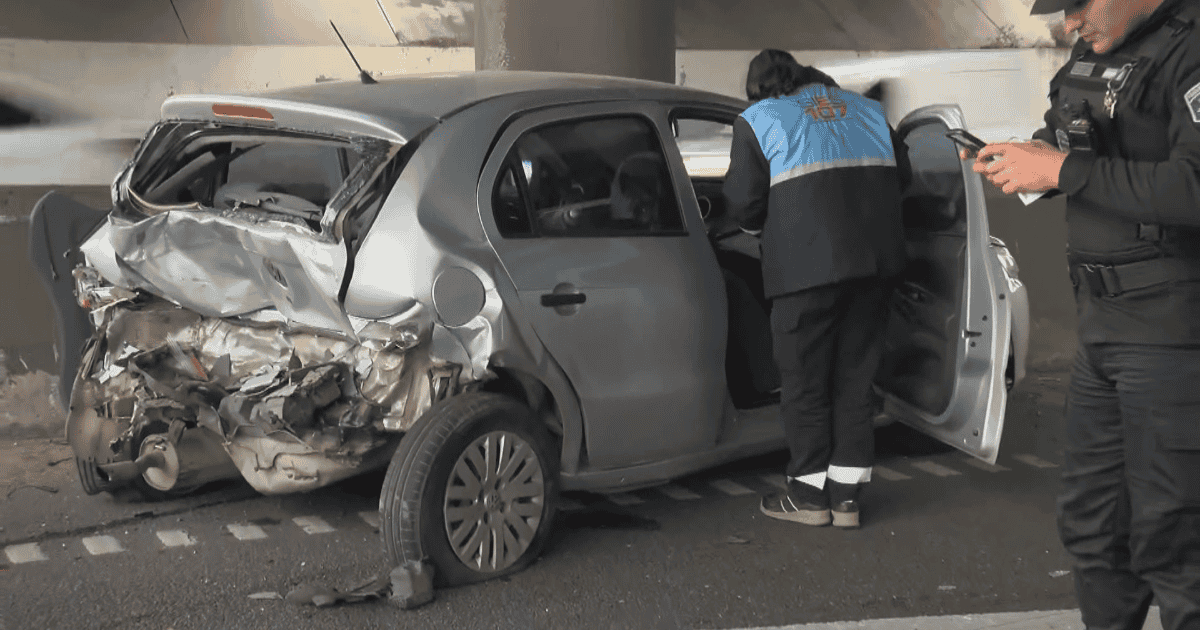 Choque en cadena en Circunvalación y Pellegrini: caos de tránsito en Rosario