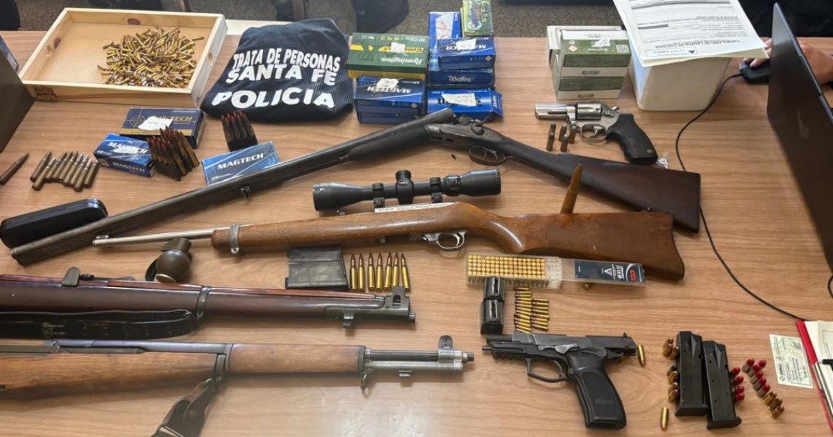 Casilda: cayó una red de prostitución con un arsenal de guerra