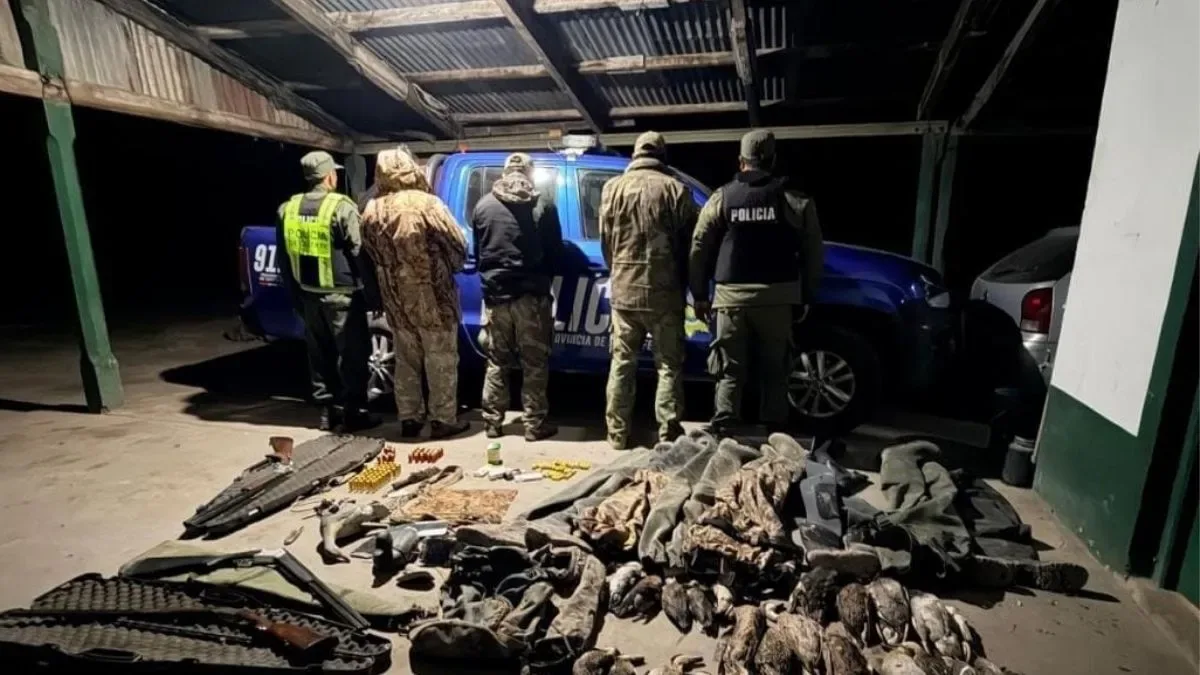 Caza ilegal en Santa Fe: tres aprehendidos y 24 patos silvestres secuestrados en Fortín Olmos
