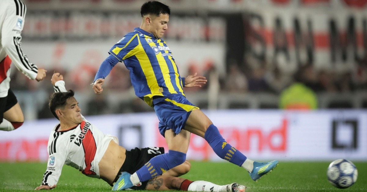 Central le ganó a River con un gol en contra de Otamendi en el Monumental