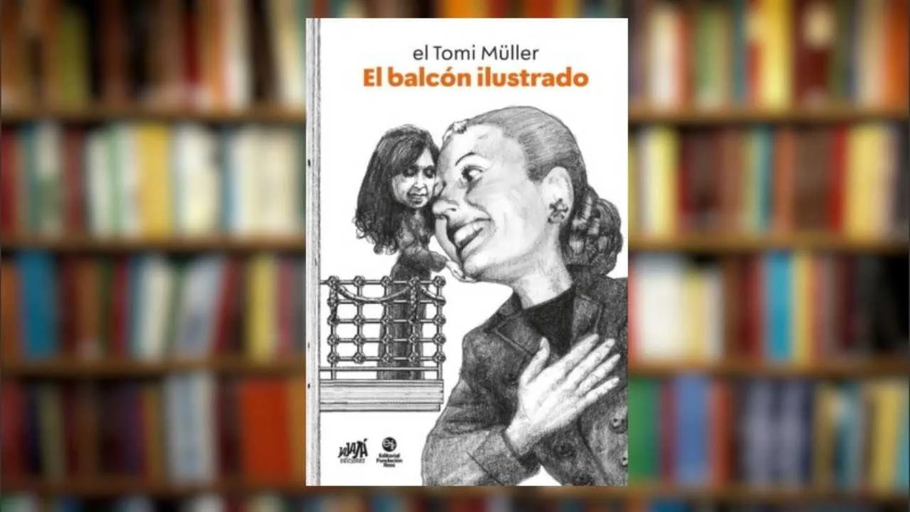 Cristina felicitó a dibujante rosarino por su libro sobre el balcón de Juncal
