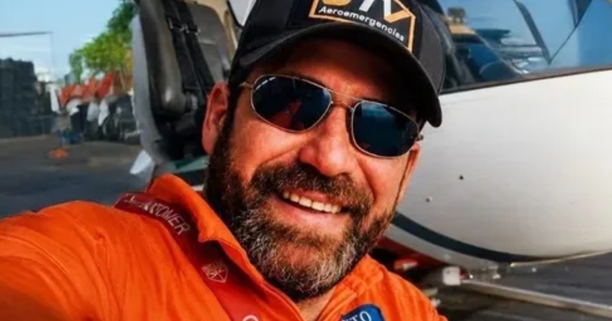 Rosario llora al 'Ronco' Valenzuela: el piloto que salvó vidas y murió en San Juan