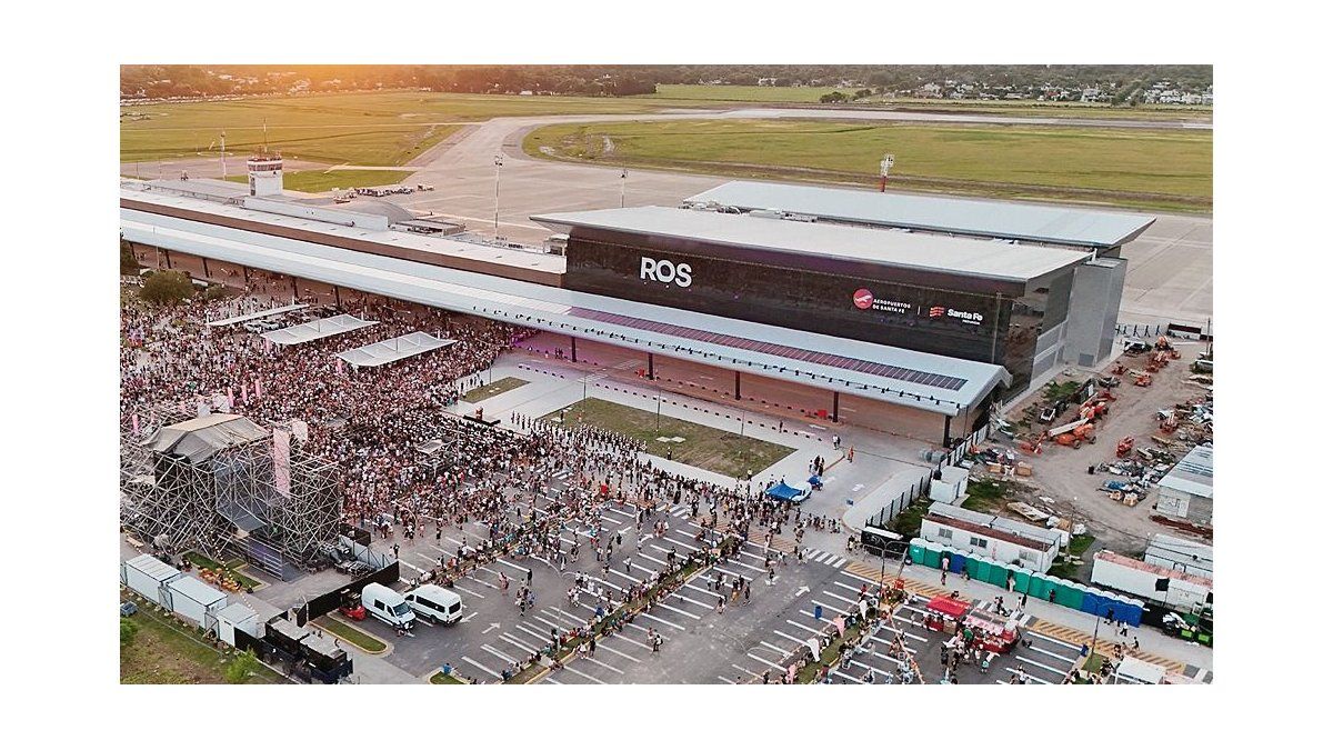 Aeropuerto de Rosario: crece el tráfico internacional y baja el doméstico