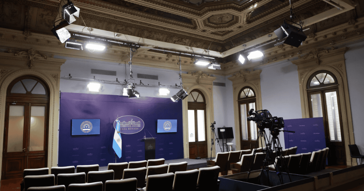 Casa Rosada reabre la Sala de Prensa tras 10 días de cierre por espionaje