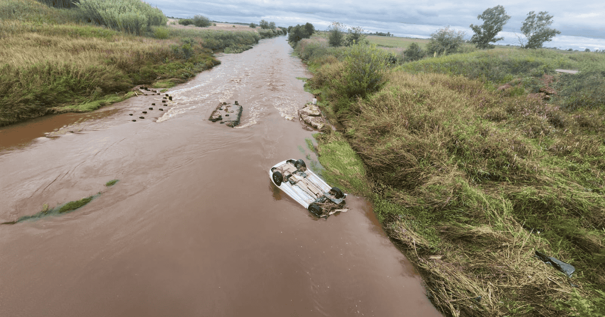 El milagro de Agustin: sobrevivio 24 horas tras caer al arroyo en Bigand