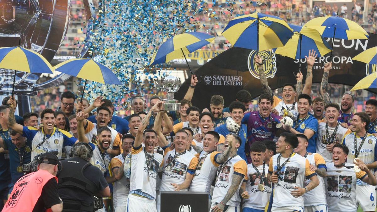 Central festeja en Rosario la Supercopa Internacional y apunta al Clausura