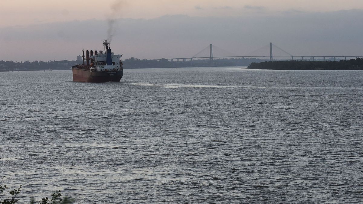 Río Paraná en Rosario: superó su altura media de octubre