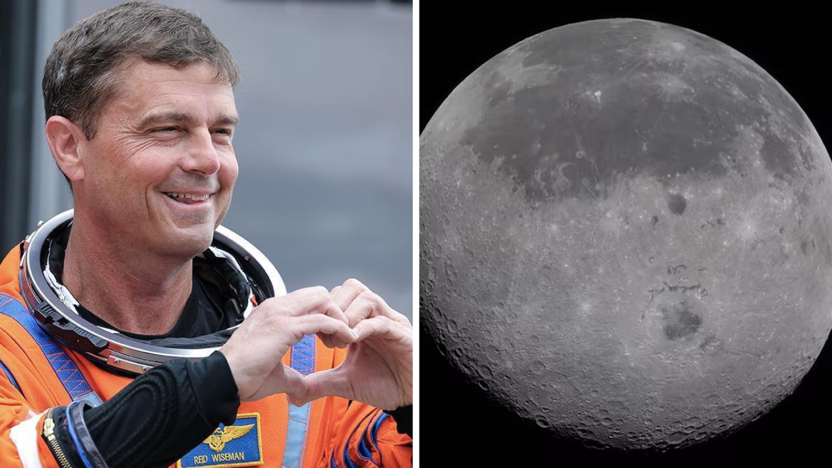 Artemis II: astronautas honran a esposa fallecida nombrando cráter lunar