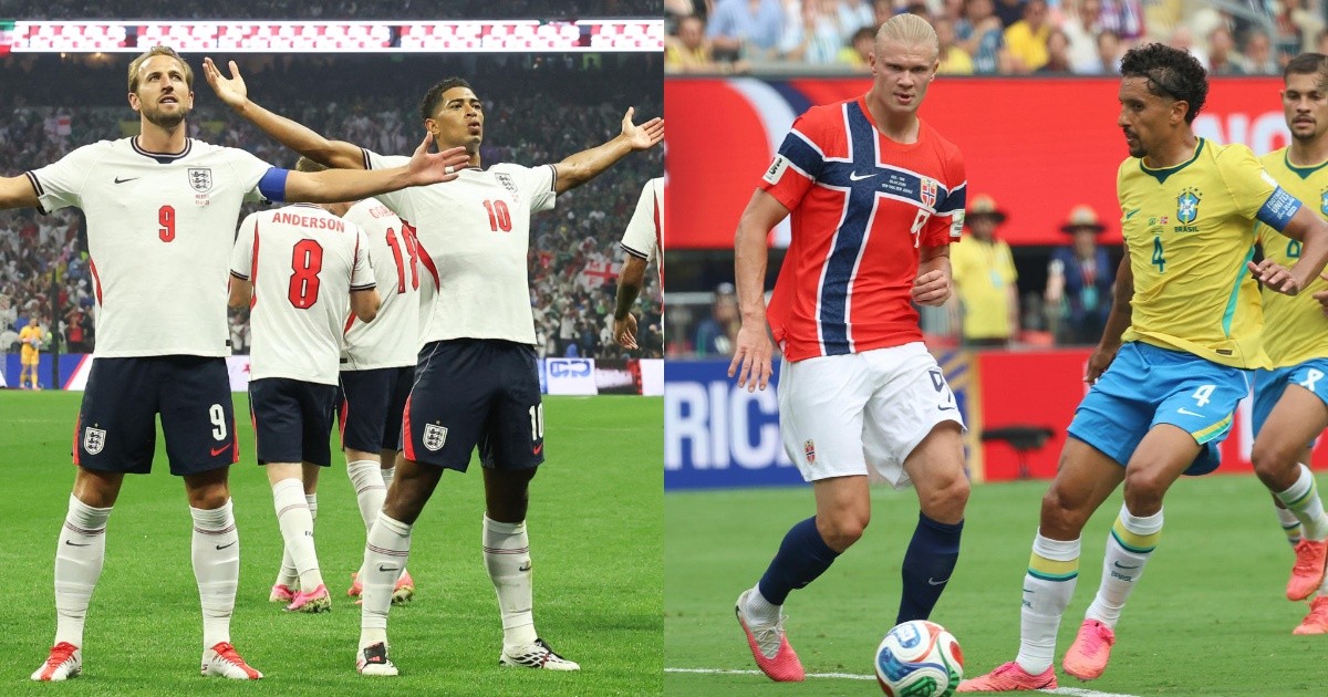 Inglaterra vs Noruega en Miami: el que gane enfrenta a Argentina o Suiza