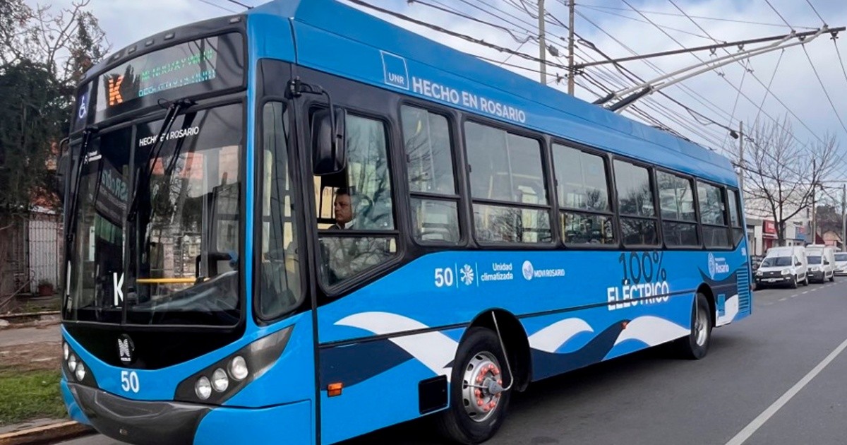 Rosario suma dos trolebuses eléctricos reconvertidos a la línea K