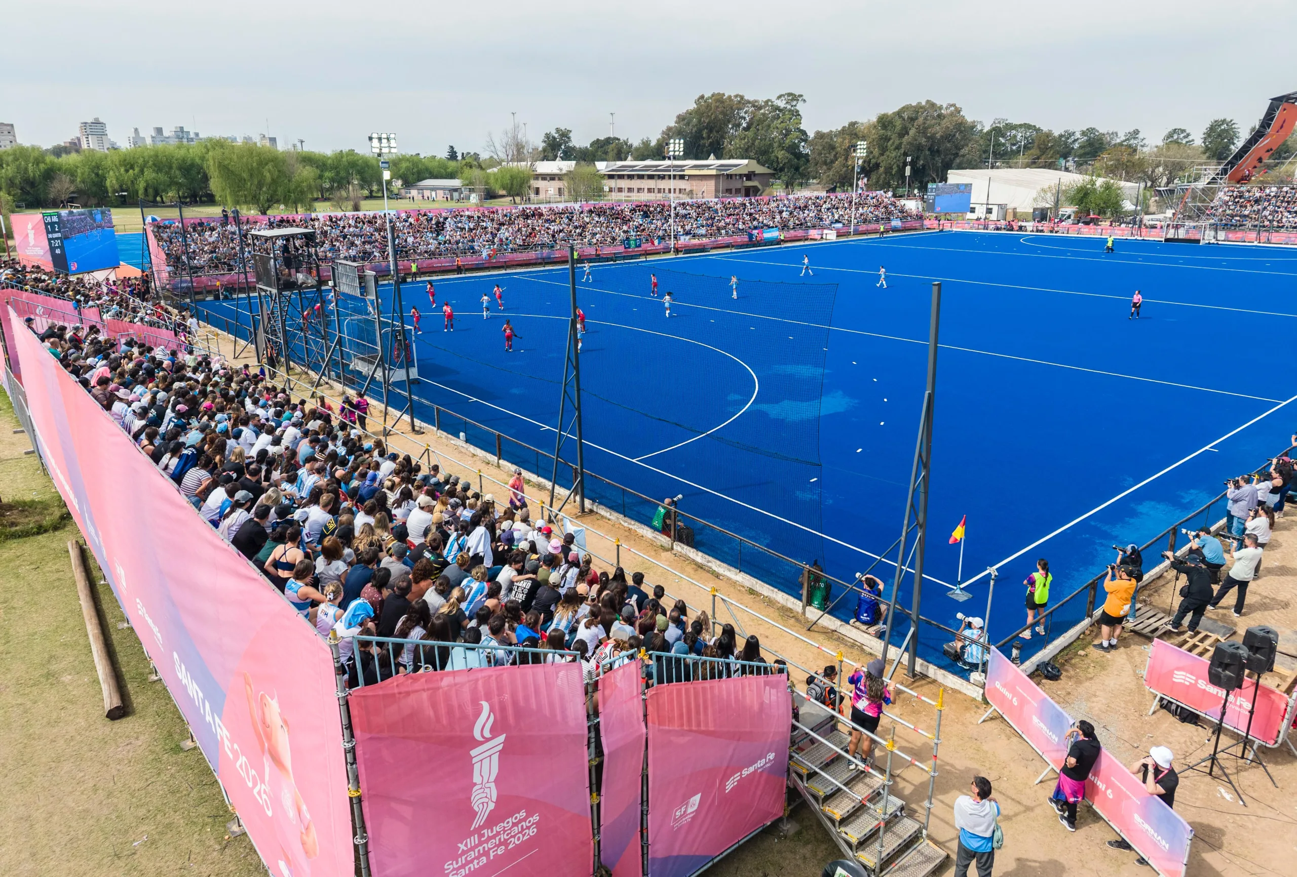 Las Leonas golearon 5-1 a Chile en los Juegos Suramericanos Santa Fe 2026