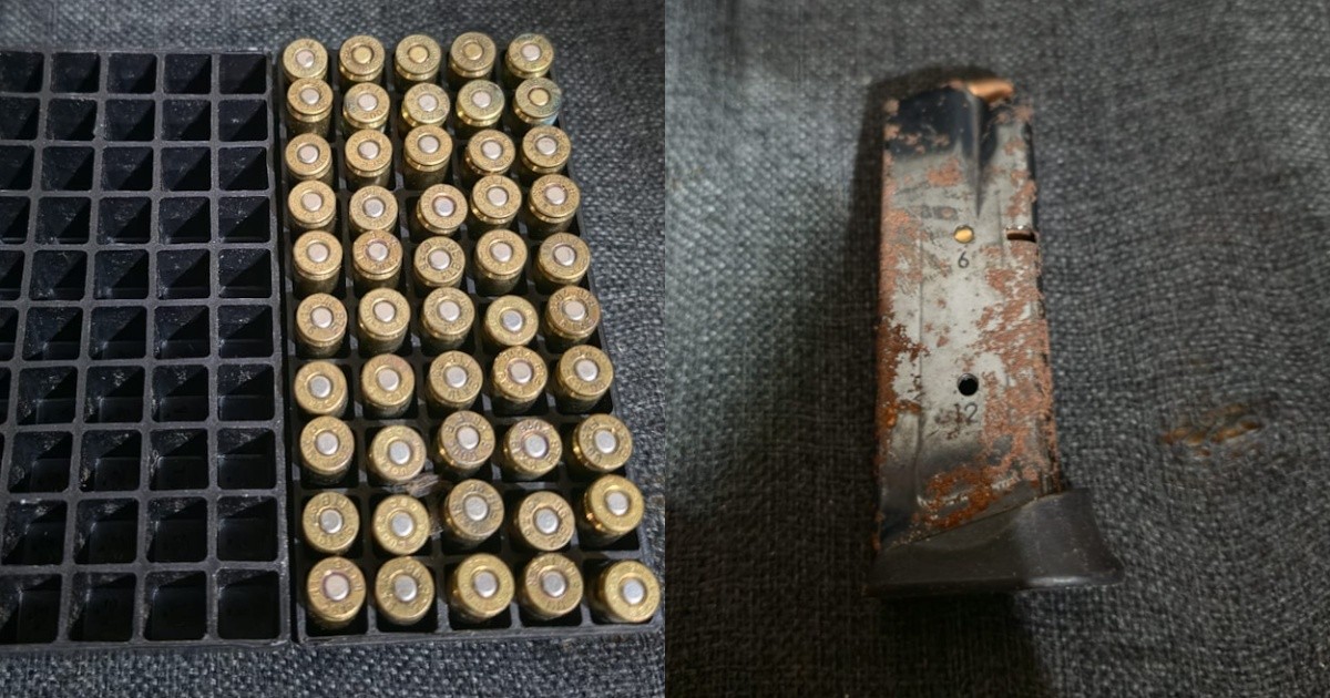 Usurpación en Rosario: detuvieron a un hombre con 56 balas calibre 9