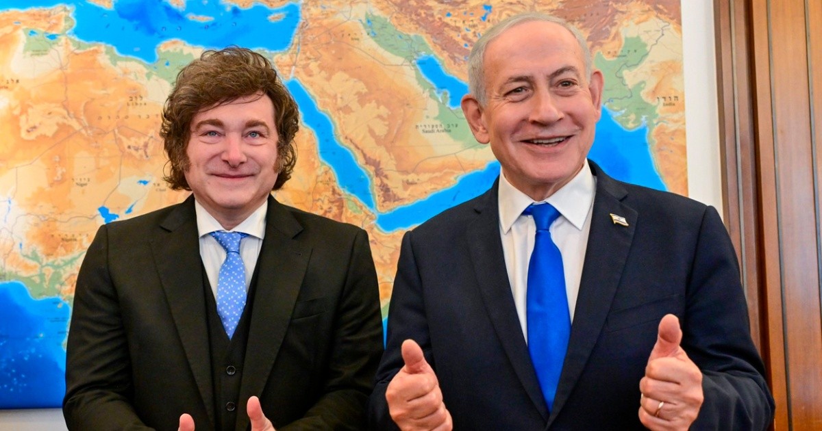 Milei en Israel: Netanyahu lo recibe como