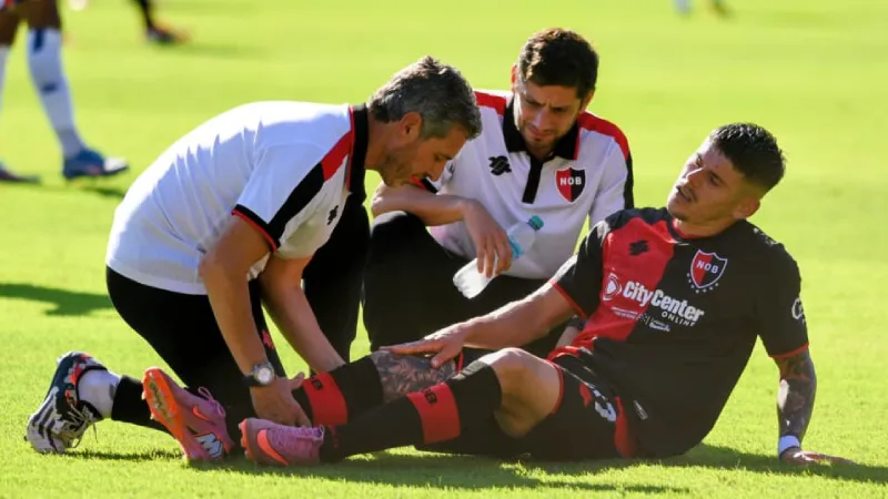 Newell's pierde a García y Cóccaro por lesión antes del clásico ante Unión