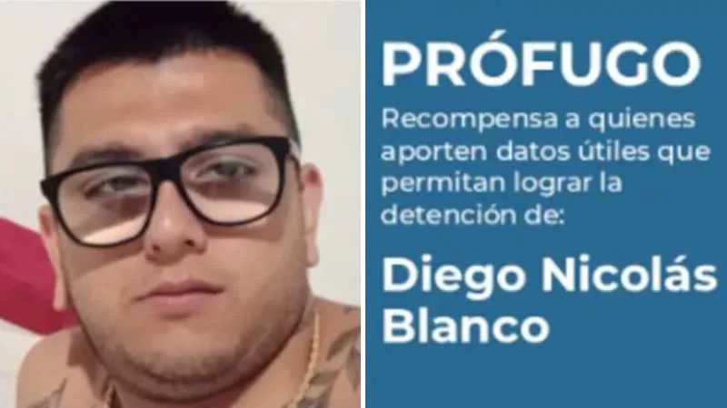 Recompensa de $10 millones por narco prófugo acusado de matar a Gastón Montenegro en Santa Fe
