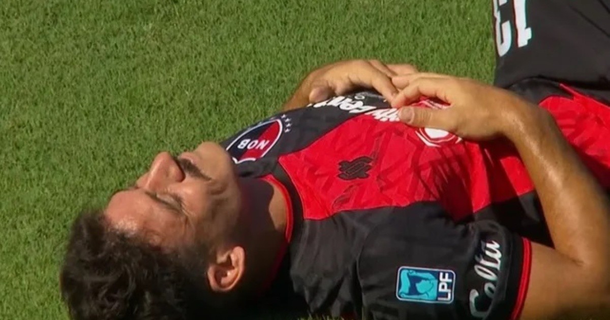 Matías Cóccaro se lesionó otra vez en Newell's: preocupa su estado físico