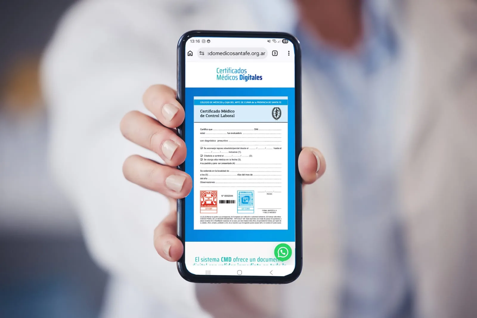 Santa Fe es pionera en el país: llega el certificado médico digital para frenar las falsificaciones