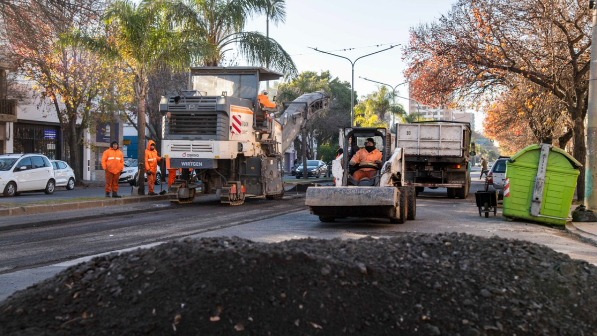 Plan de Calles en Rosario: 70 cuadras y 8.500 metros de repavimentación en julio