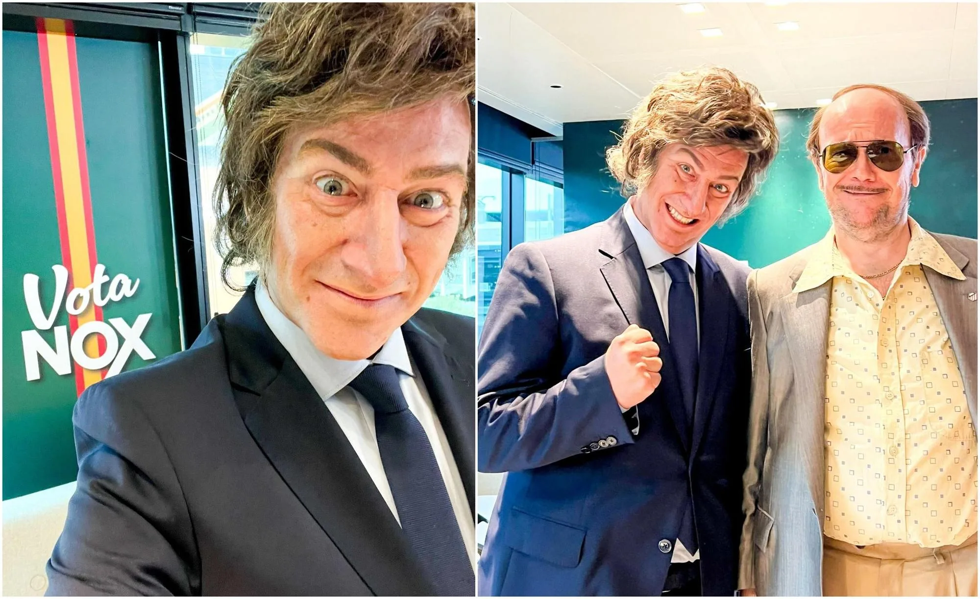 Carlos Latre parodia a Milei en Torrente Presidente: el éxito español llega a Rosario