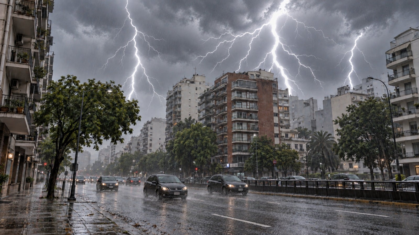Rosario y el Litoral: 48 horas de tormentas, granizo y lluvias