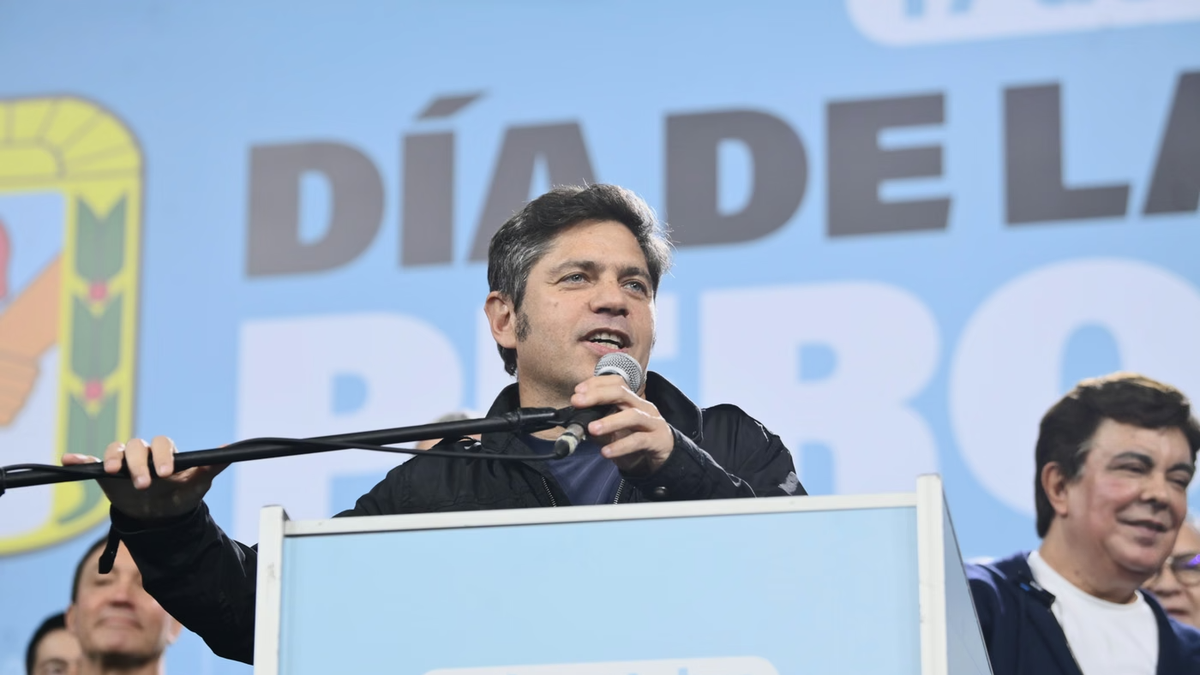 Día de la Lealtad: Kicillof, Cristina y Máximo Kirchner, la grieta del PJ