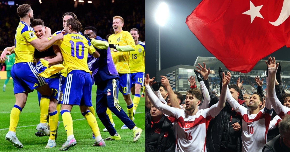 Suecia y Turquía regresan al Mundial tras años de ausencia