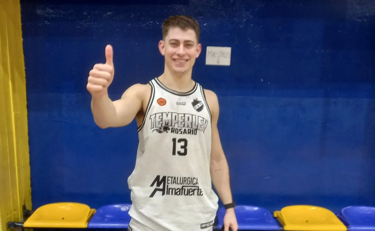 Traglia fue imparable: Temperley aplastó a Central y lidera la Superliga de básquet en Rosario