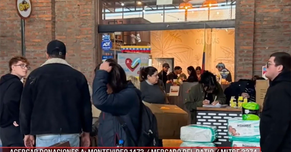 Venezolanos en Rosario juntan ayuda para víctimas de terremotos en Venezuela